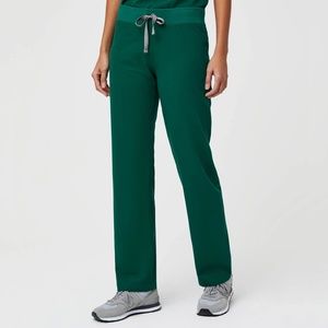 Figs Women's Hunter Green Livingston - Basic Scrub Pants - S tall / Hunter Green